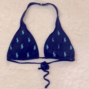 Ralph Lauren Logo Bikini Top